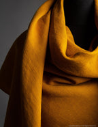Linen shawl | Mustard