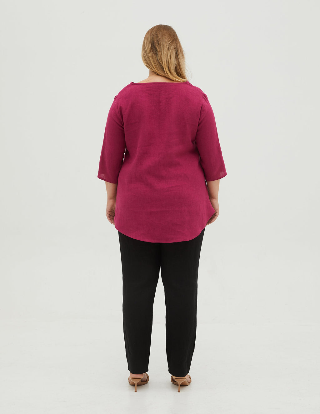 BERNIN Linen top | Rose
