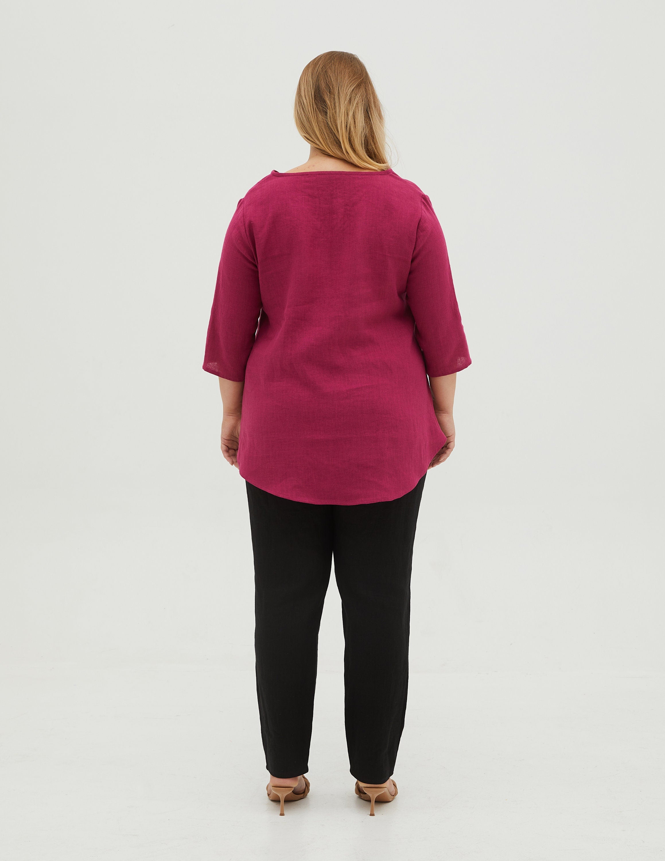 BERNIN Linen top | Rose