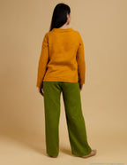 SHERRI Linen top | Mustard