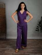 MONA Linen pants | Lavender