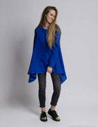 AURORA Linen tunic | Deep blue
