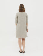 BARBARA Linen dress | Natural dots