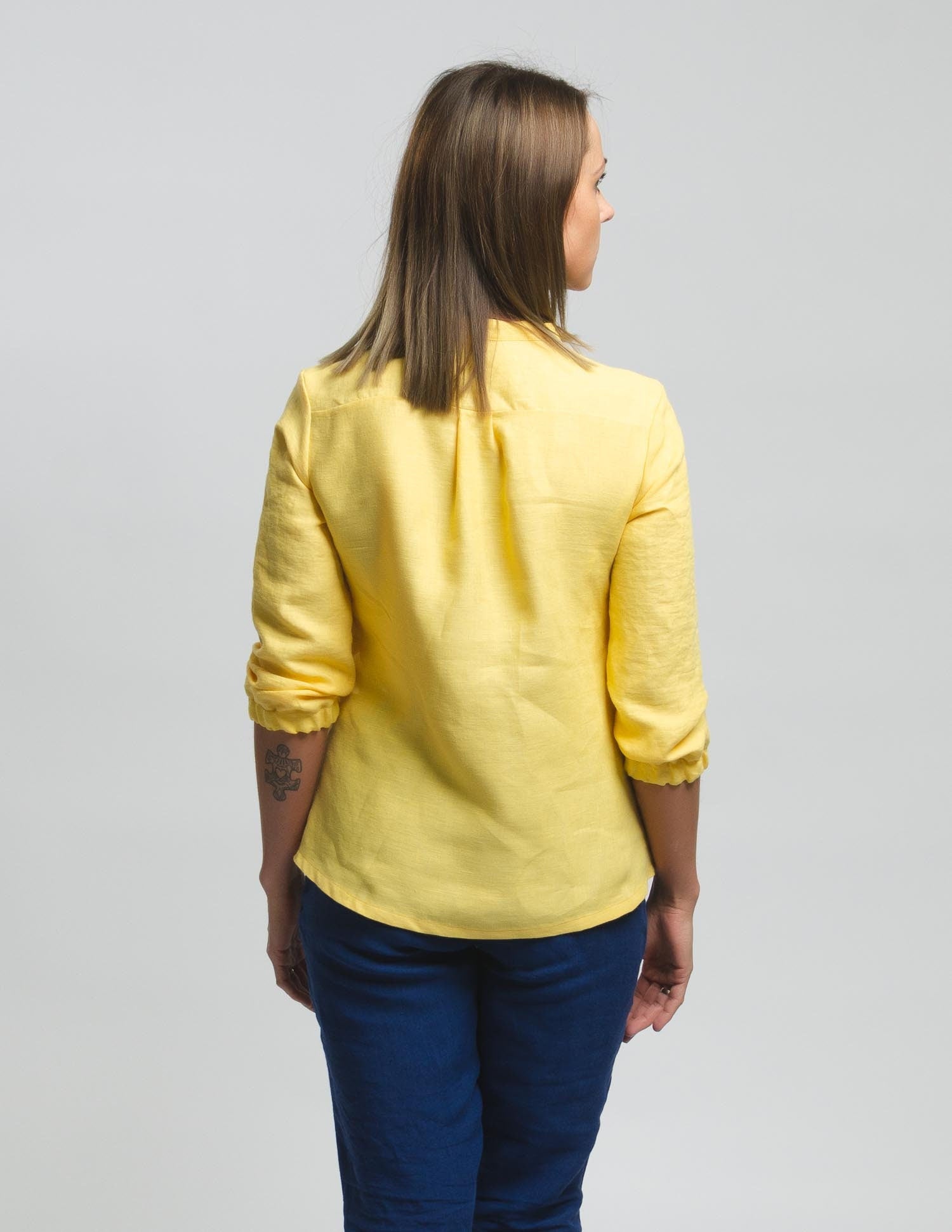 GABY Linen blouse |  Yellow