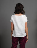 IEVA Linen top | White