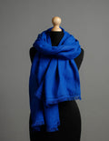Linen scarf | Deep blue