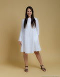 VERONICA Linen dress | White