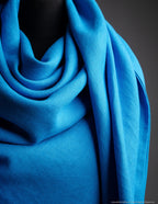 Linen shawl | Caribbean blue