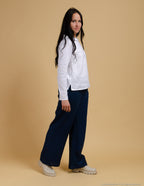 SHERRI Linen tunic | White