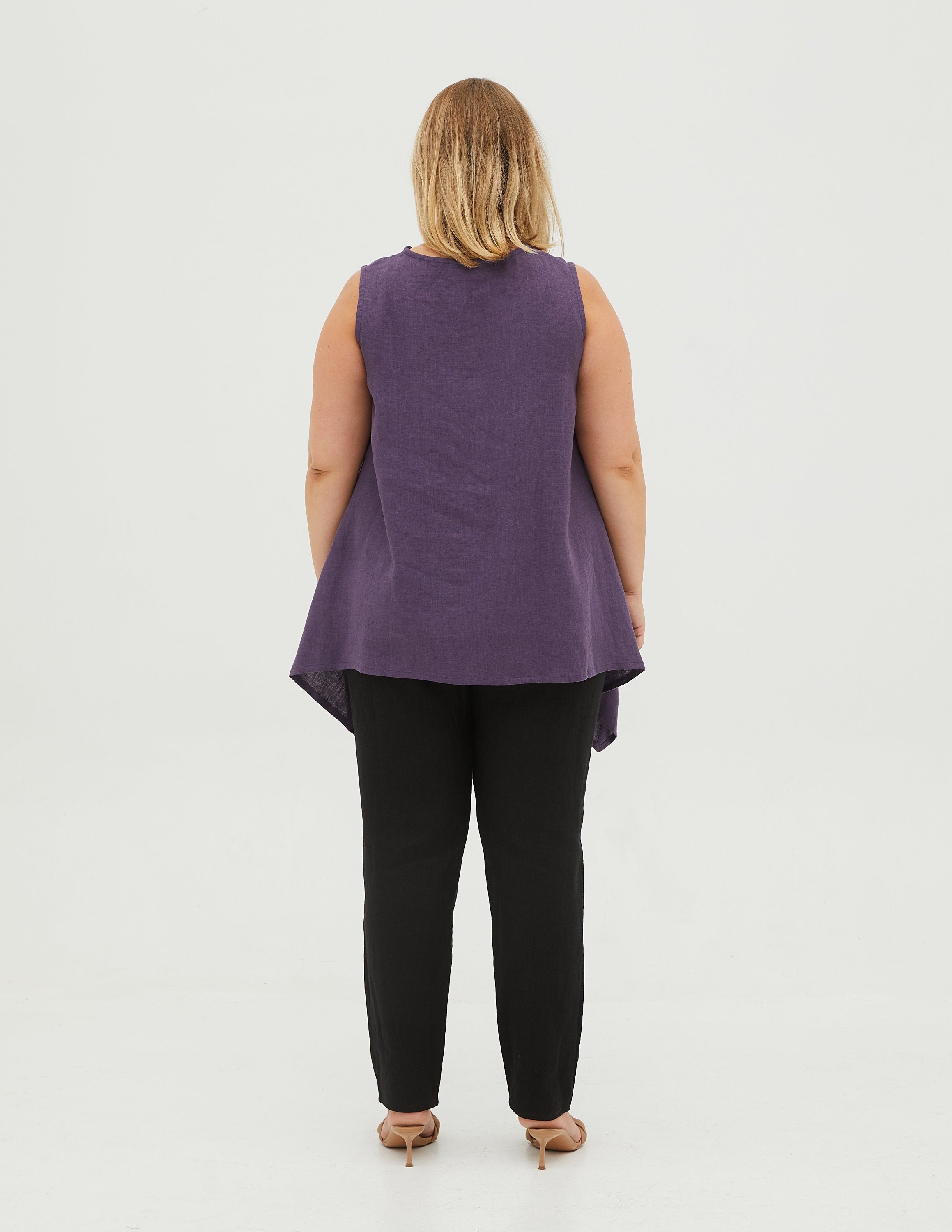 LAURA Linen tunic | Lavender