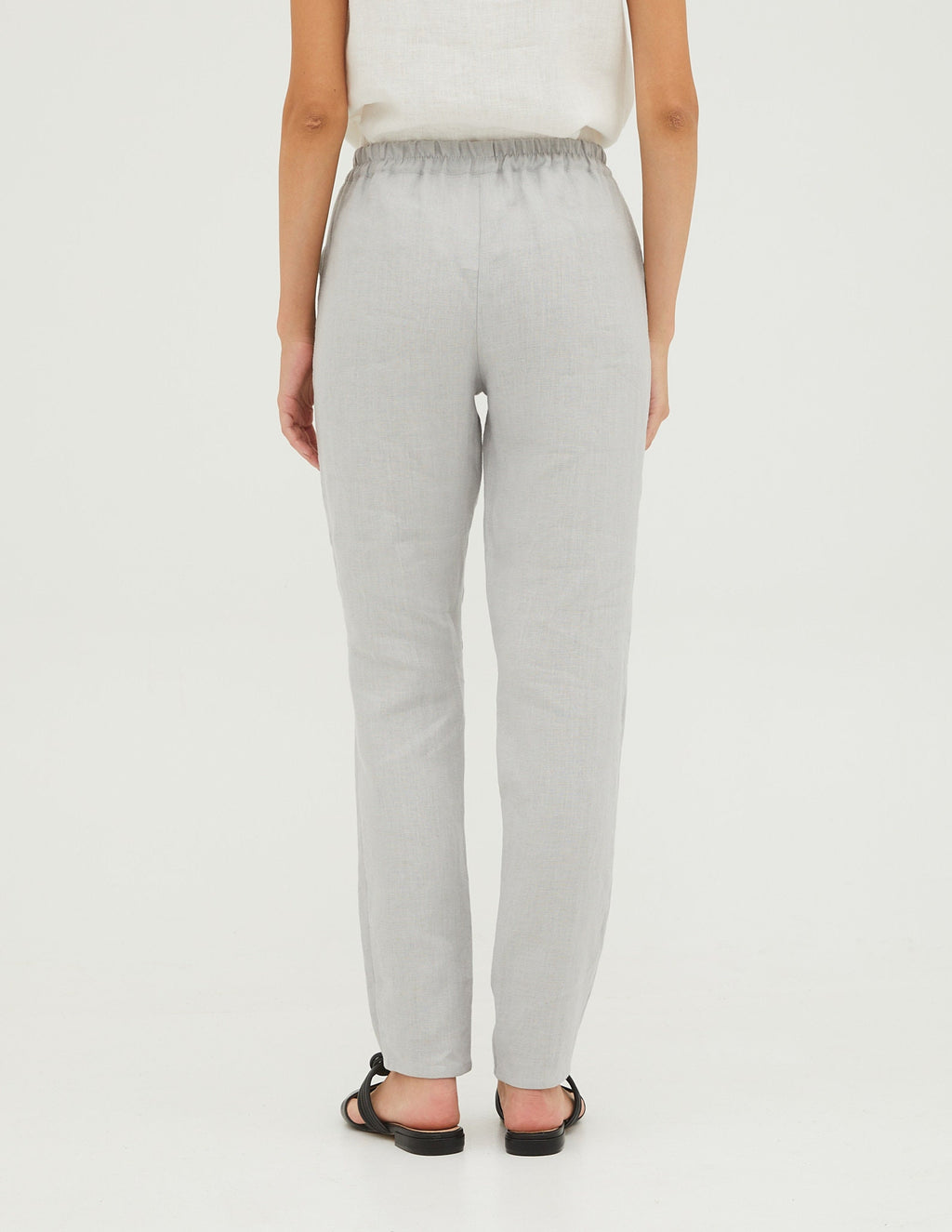 MARGO Linen pants | Light grey