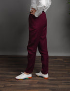 MARGO linen pants | Marsala