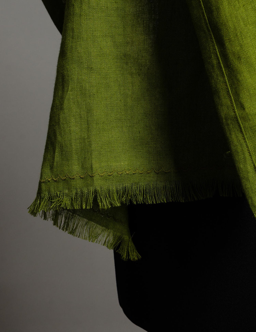 Linen scarf | Olive
