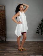 LAURA Linen tunic | White