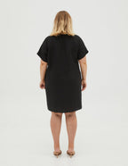 SANDRA Linen dress | Black
