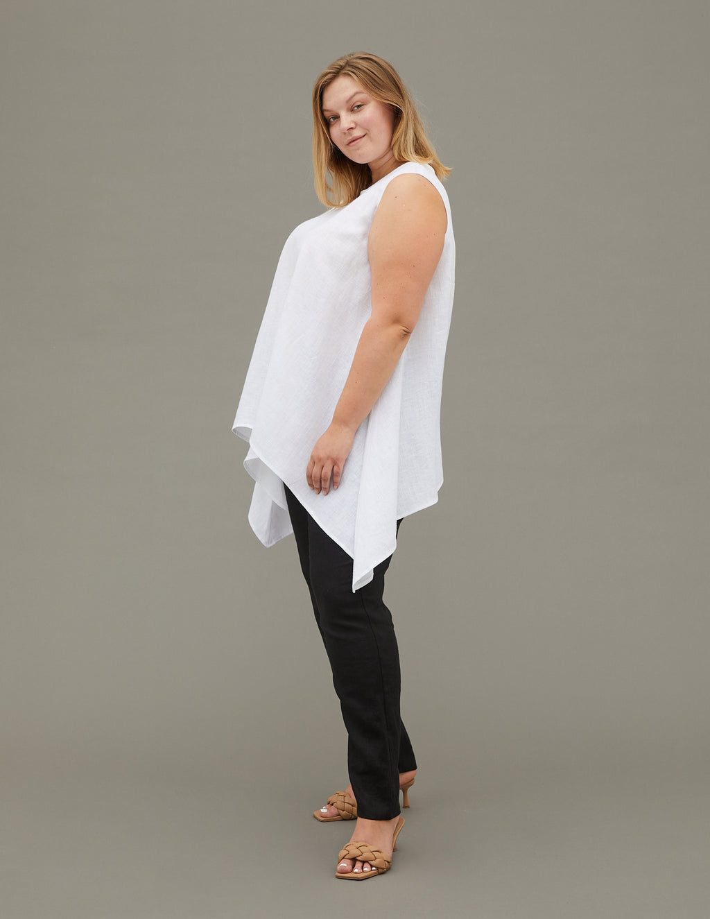LAURA Linen tunic | White