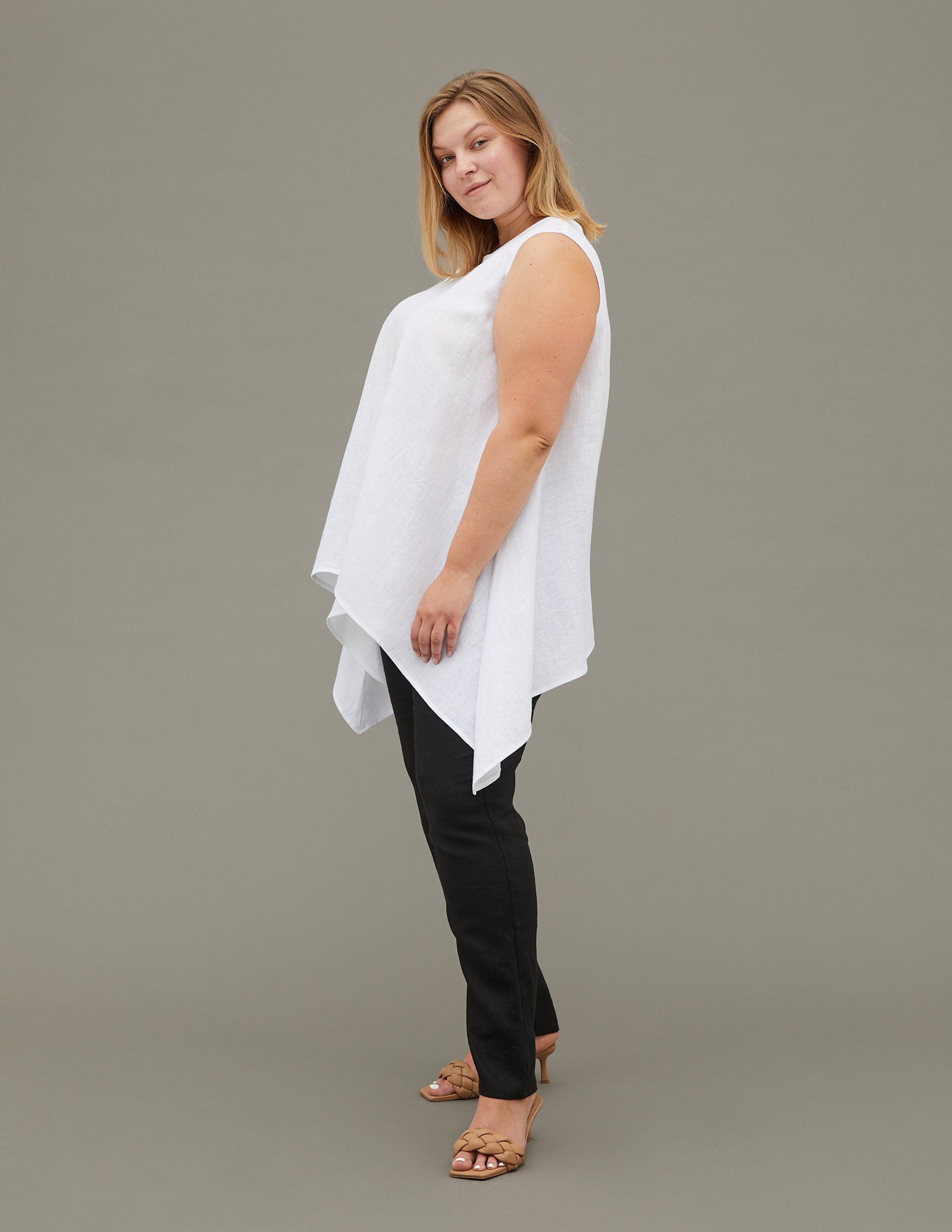 LAURA Linen tunic | White