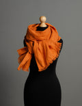 Linen scarf | Terracotta