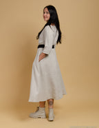 BERTA Linen dress | Natural