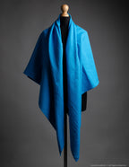 Linen shawl | Caribbean blue