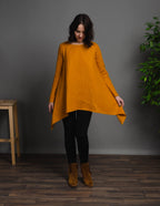 AURORA Linen tunic | Mustard