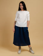 EMILY Linen blouse | Ivory