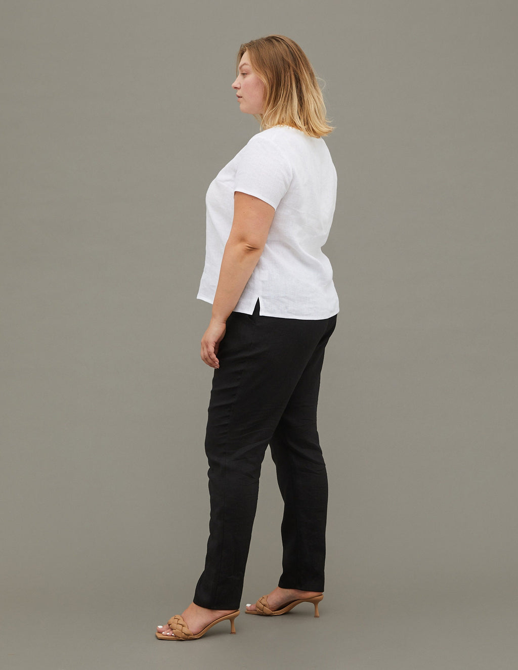 IEVA Linen top | White