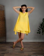 LAURA Linen tunic | Yellow