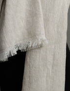 Linen scarf | Light grey