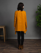 AURORA Linen tunic | Mustard