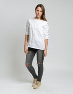 EMILY Linen blouse | White