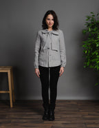 FIONA Linen blouse | Navy stripes