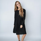 VERONICA Linen dress | Black
