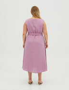 REBECA Linen dress | Light purple