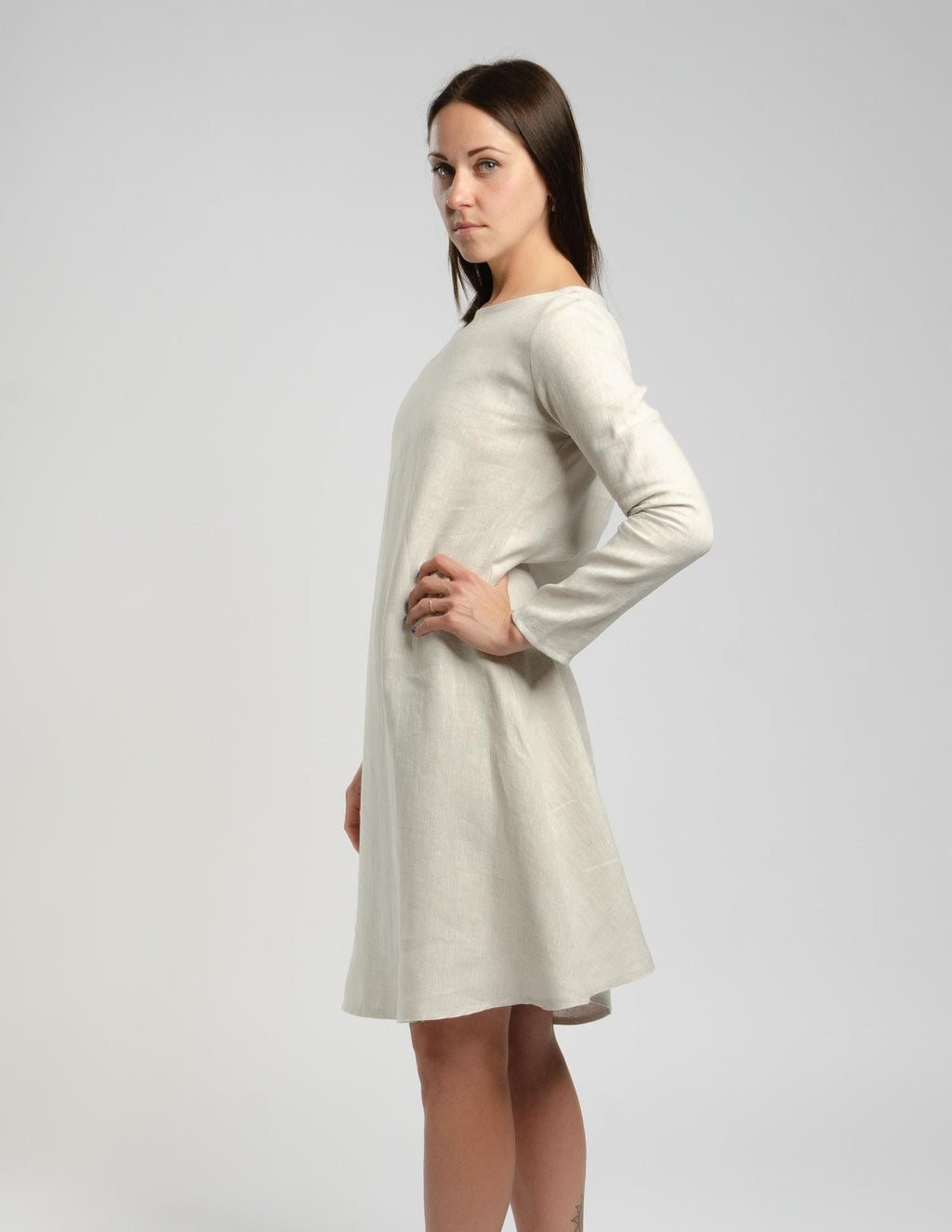 VERONICA Linen dress | Natural
