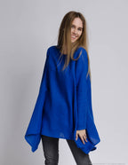 AURORA Linen tunic | Deep blue
