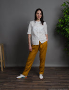 MARGO Linen pants | Mustard