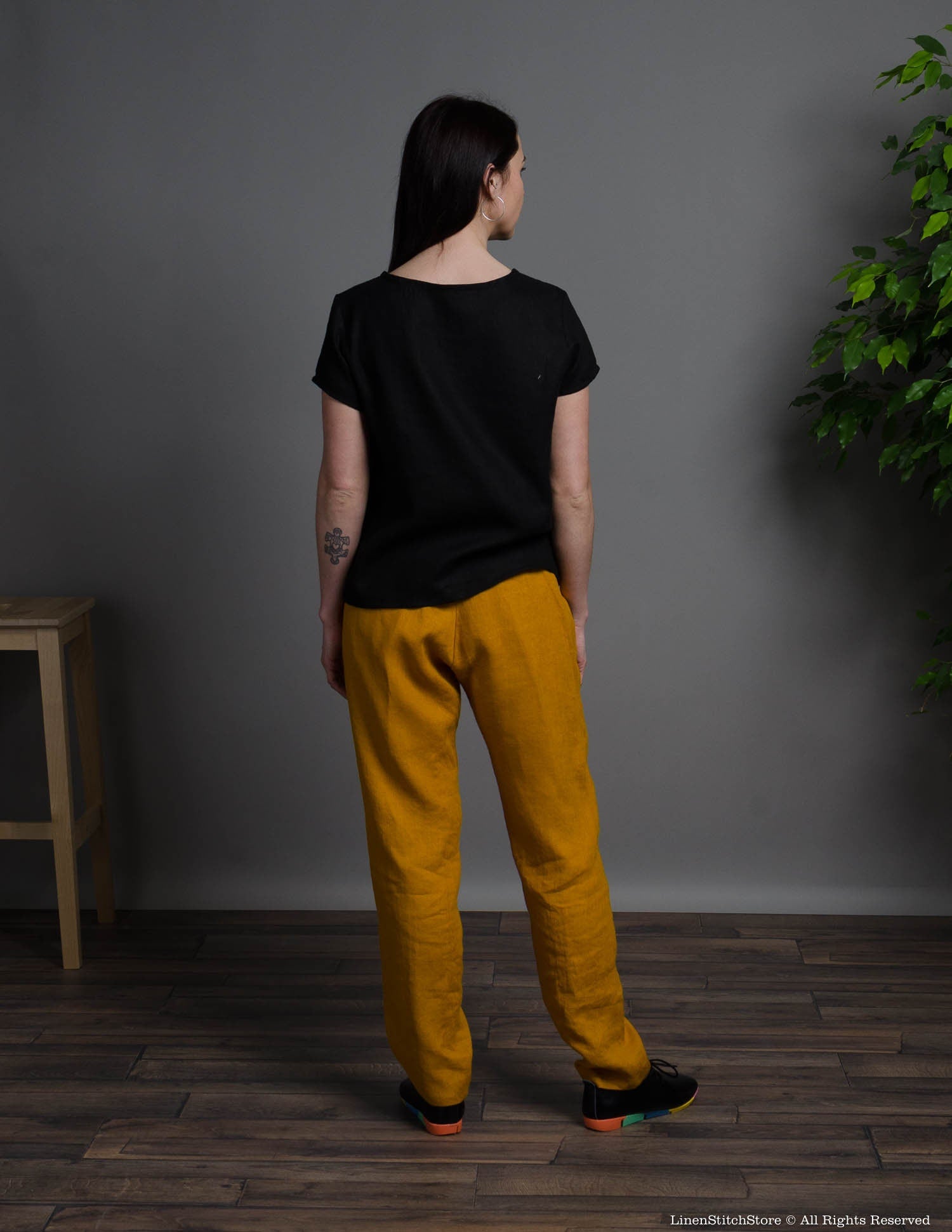 MARGO Linen pants | Mustard