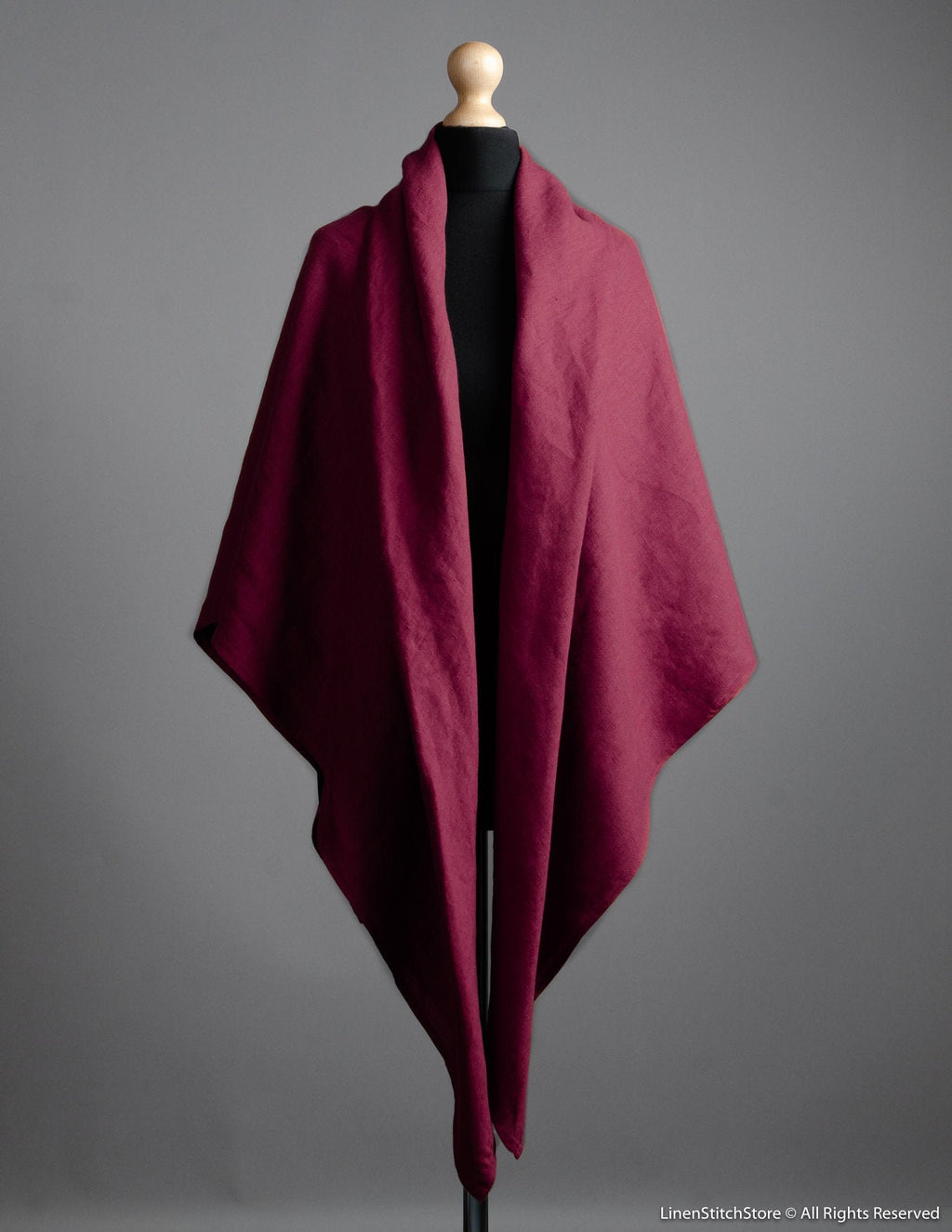 Linen shawl | Rose