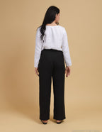 LESLIE Linen pants | Black