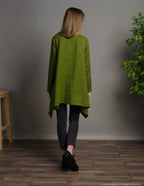 AURORA Linen tunic | Olive
