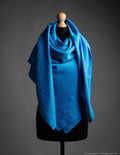 Linen shawl | Caribbean blue