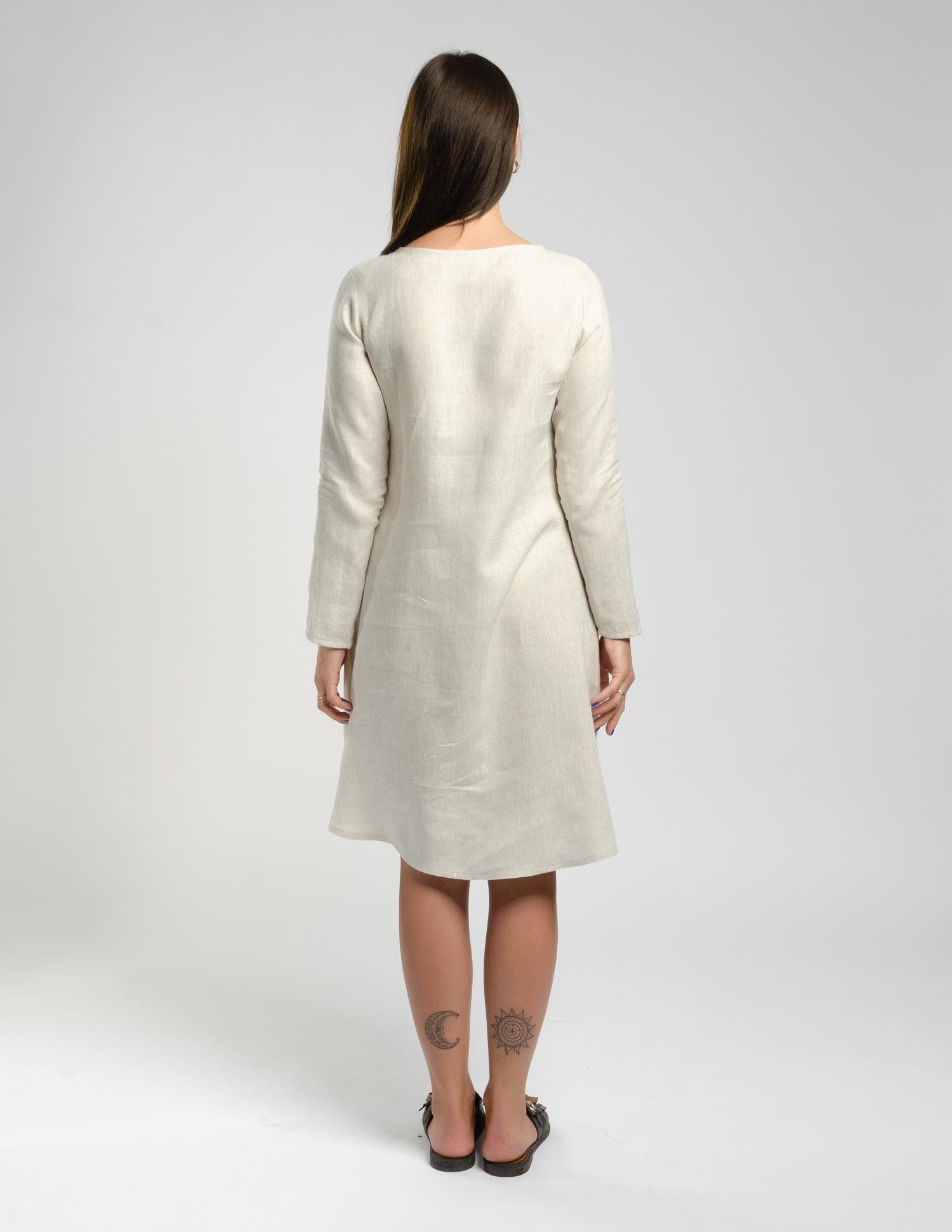 VERONICA Linen dress | Natural