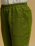 RUTH Linen pants | Olive