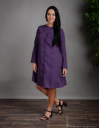 DOMINIKA Linen dress | Lavender