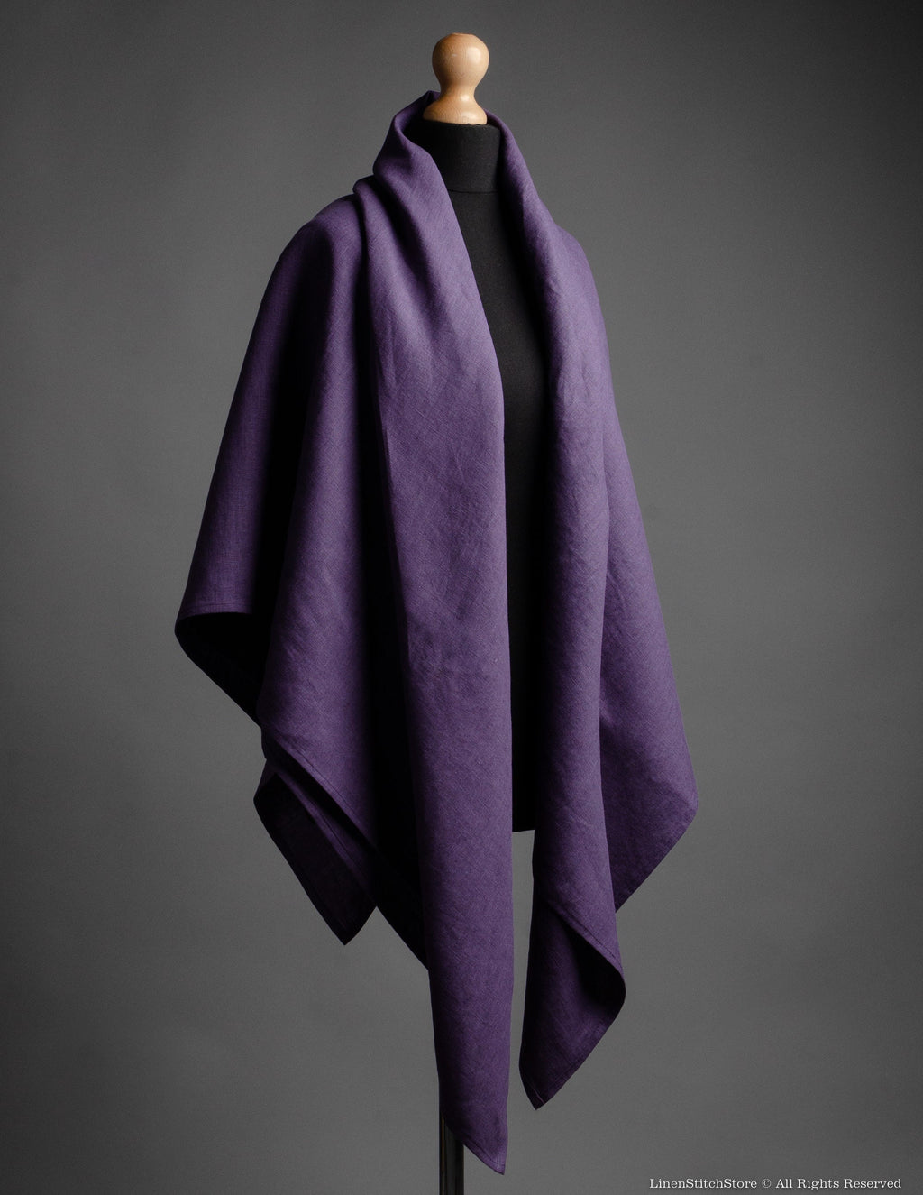Linen shawl | Lavender