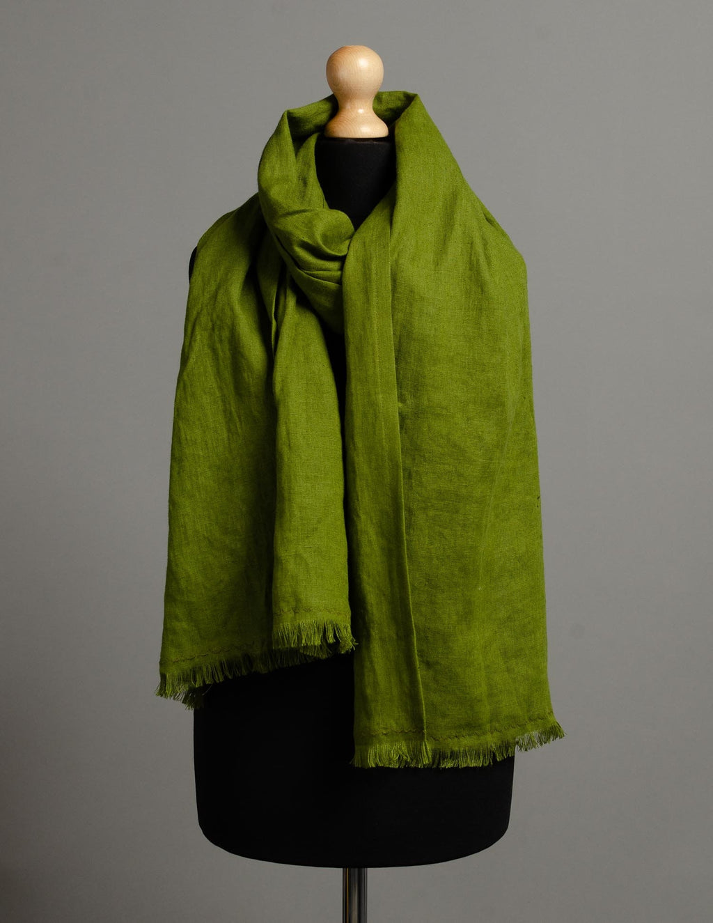 Linen scarf | Olive