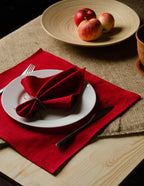 Linen table napkins
