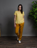 IEVA Linen top | Yellow