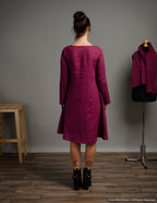 VERONICA Linen dress | Rose